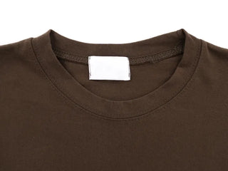 Stars Oversized Round Neck Long Sleeve T-shirt
