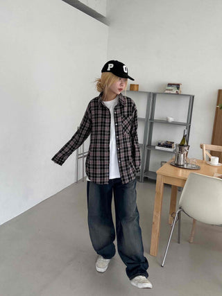 Vintage Washed Mega Wide Denim Long Pants