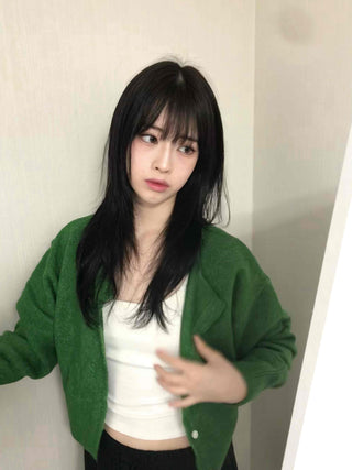 Soft Loose-Fit Knit Cardigan for Transitional Season