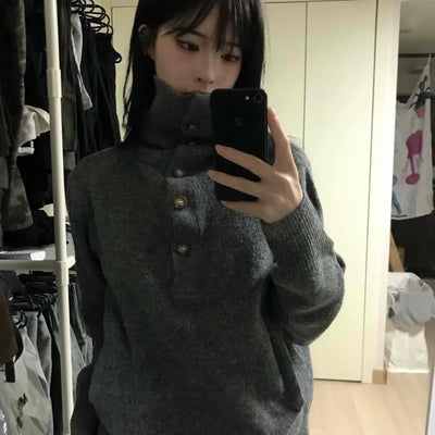 Kitsch Pocket WoolMod Turtleneck Knit