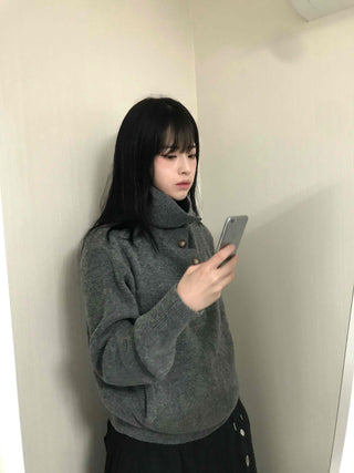 Kitsch Pocket WoolMod Turtleneck Knit