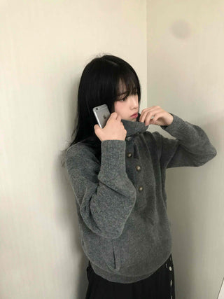 Kitsch Pocket WoolMod Turtleneck Knit