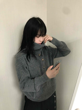 Kitsch Pocket WoolMod Turtleneck Knit