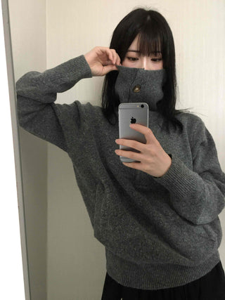 Kitsch Pocket WoolMod Turtleneck Knit
