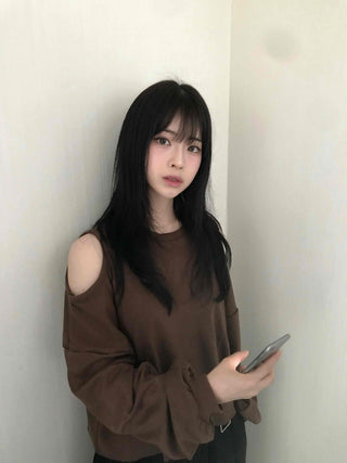 Romantic Shoulder Cutout Crop Sweatshirt