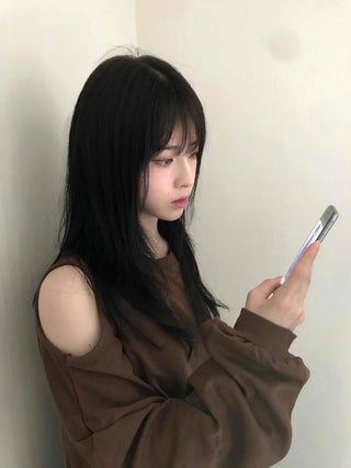 Romantic Shoulder Cutout Crop Sweatshirt