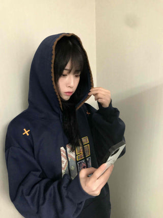 Vintage Suzuko Hippie Patch Hoodie