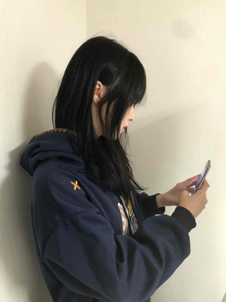 Vintage Suzuko Hippie Patch Hoodie