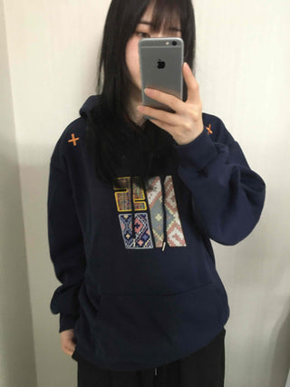 Vintage Suzuko Hippie Patch Hoodie