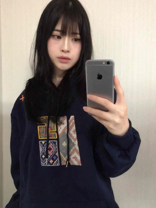 Vintage Suzuko Hippie Patch Hoodie