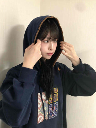 Vintage Suzuko Hippie Patch Hoodie