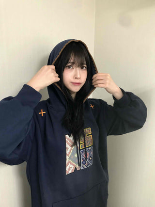 Vintage Suzuko Hippie Patch Hoodie