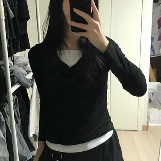 Natural Drape Shirring T-shirt