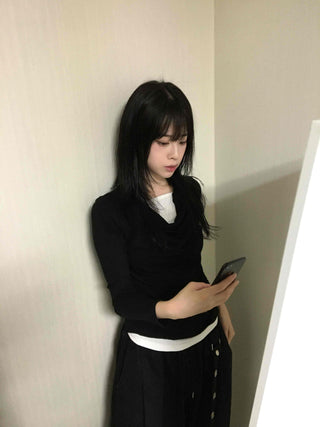 Natural Drape Shirring T-shirt