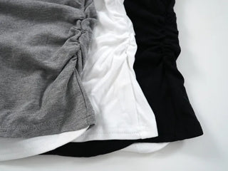 Natural Drape Shirring T-shirt