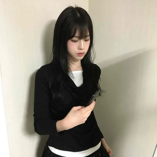 Natural Drape Shirring T-shirt
