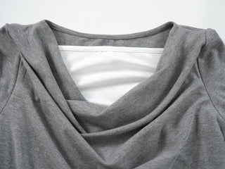 Natural Drape Shirring T-shirt