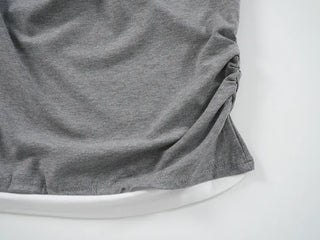 Natural Drape Shirring T-shirt