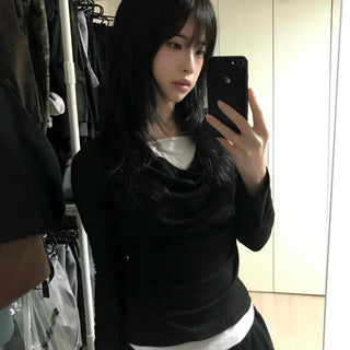 Natural Drape Shirring T-shirt