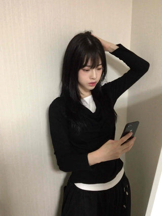 Natural Drape Shirring T-shirt