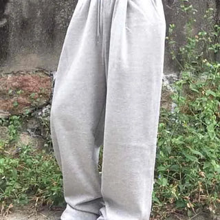 Comfort Hem Stopper Elastic Wide Long Pants