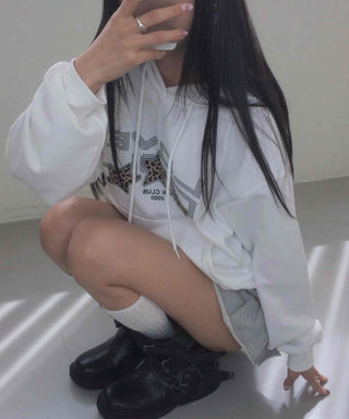 Vintage Loose Fit Autumn Leopard Hoodie