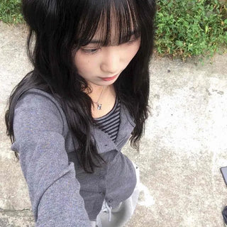 Striped Halter Neck Layered Long Sleeve T-shirt