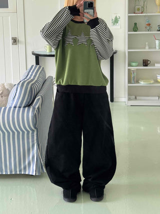 Daily Cotton Wide Long Pants