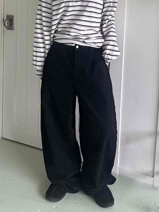 Daily Cotton Wide Long Pants