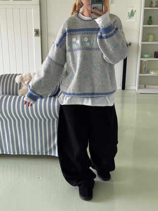 Daily Cotton Wide Long Pants