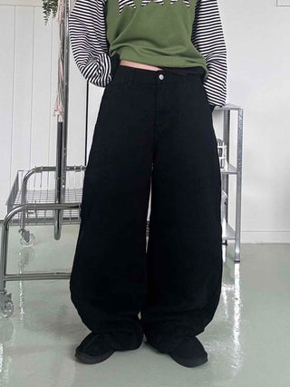 Daily Cotton Wide Long Pants