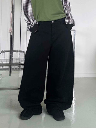 Daily Cotton Wide Long Pants