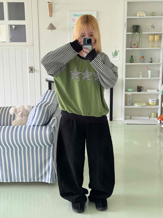 Daily Cotton Wide Long Pants
