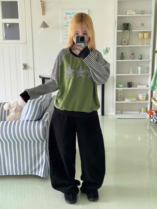 Daily Cotton Wide Long Pants