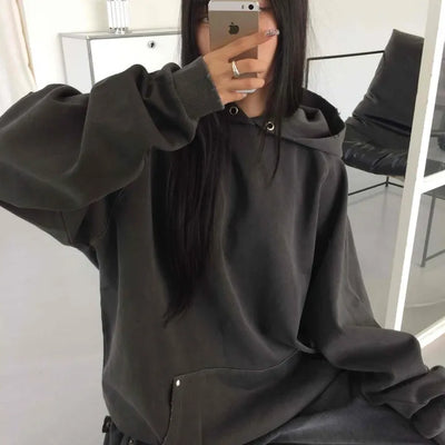 Dirty Basic Unisex Plain Hoodie