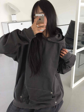 Dirty Basic Unisex Plain Hoodie