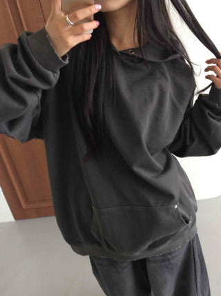 Dirty Basic Unisex Plain Hoodie