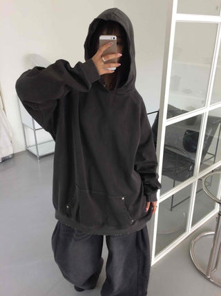 Dirty Basic Unisex Plain Hoodie