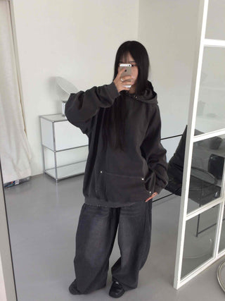 Dirty Basic Unisex Plain Hoodie