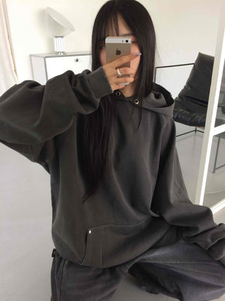 Dirty Basic Unisex Plain Hoodie