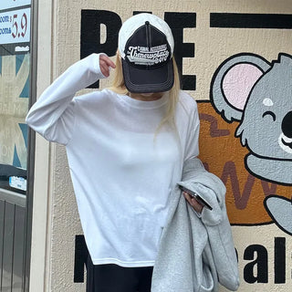 Ropi Box Daily T-shirt Inner Tee Fleece-lined T-shirt Daily Basic Item