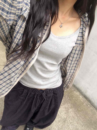 New Basic Plain Long Sleeve T-shirt