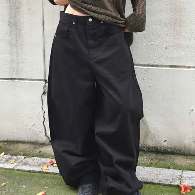Comfort Plain Wide Long Pants