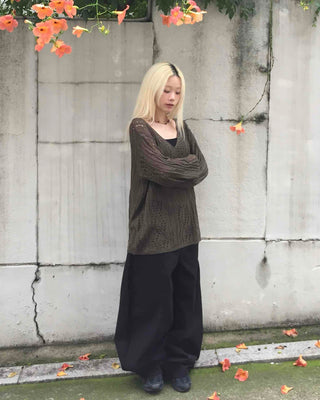 Comfort Plain Wide Long Pants