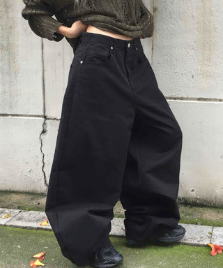 Comfort Plain Wide Long Pants