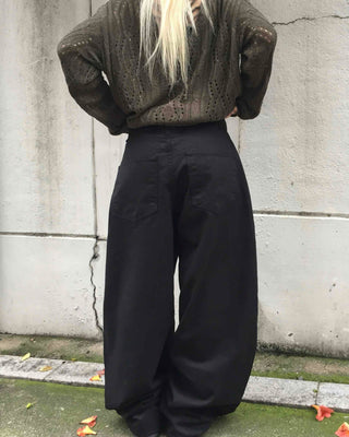 Comfort Plain Wide Long Pants