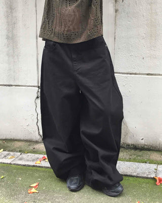 Comfort Plain Wide Long Pants