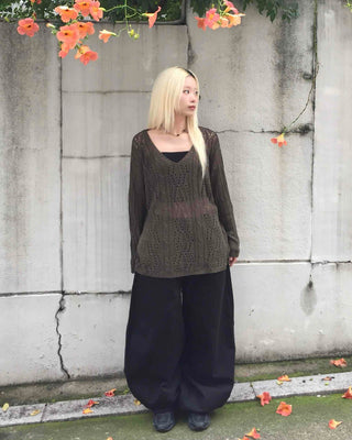 Comfort Plain Wide Long Pants