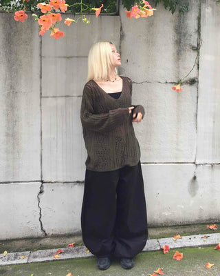 Comfort Plain Wide Long Pants