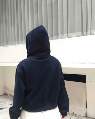 New Basic Check Zip-up Hoodie